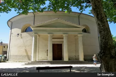 Temple de Lasalle, entrée principale